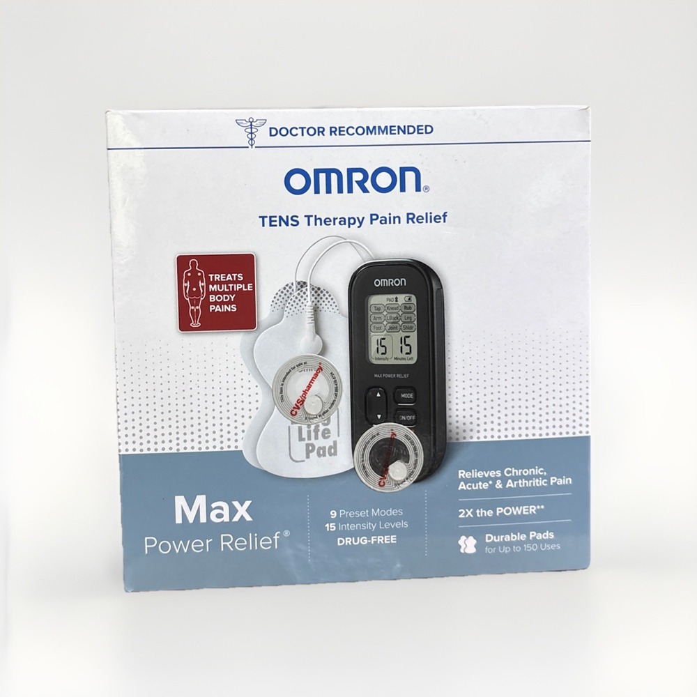 Omron PM500 Max-Power Relief TENS Therapy Pain Relief - Open Box!